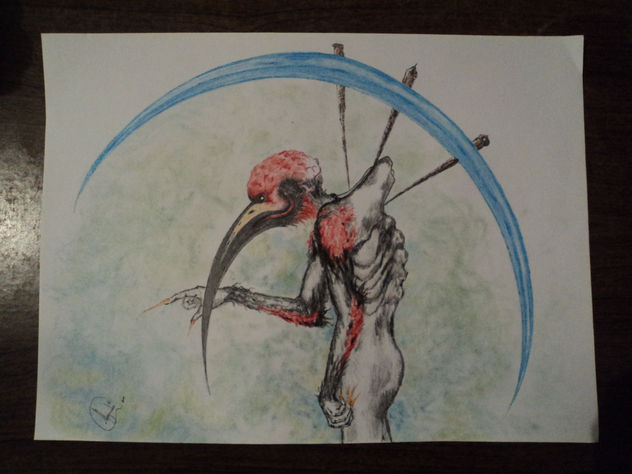 hombre pajaro