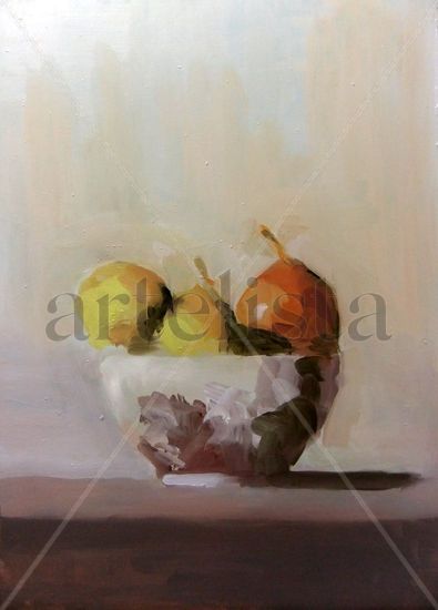 Peras Oil Panel Still Life Paintings