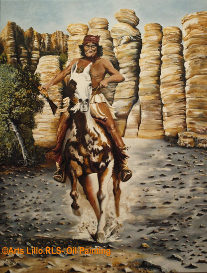 Gerónimo Oil Canvas Figure Painting