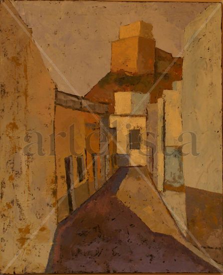 Alcazaba de Almeria Óleo Lienzo Paisaje