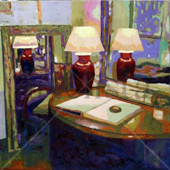 Interior de Anticuario II Oil Canvas Still Life Paintings