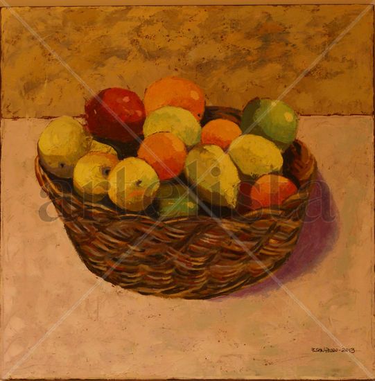 bodegon frutas Oil Canvas Still Life Paintings