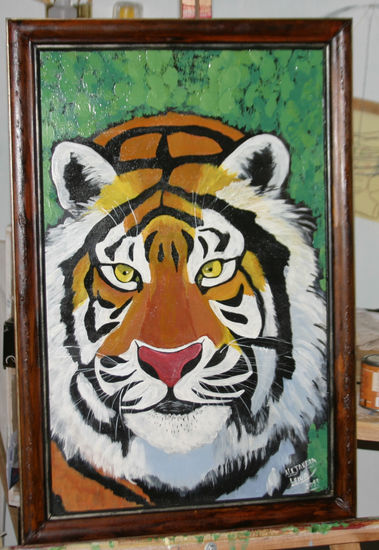 El tigre dentro mio Acrylic Panel Animals