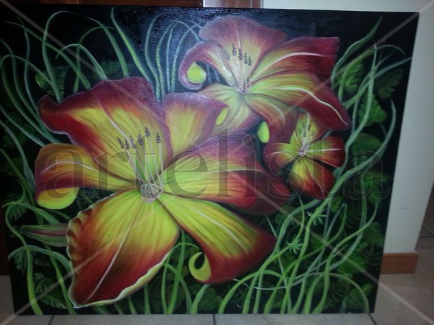 la primavera Oil Canvas Floral Painting