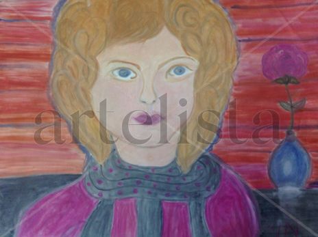 Girl with curls
