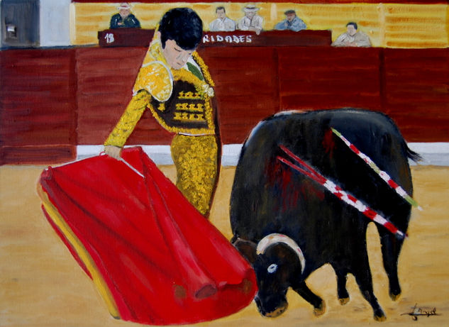 torero Oil Canvas Landscaping