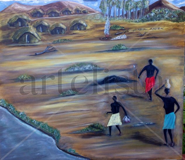 Africa Acrylic Canvas Landscaping