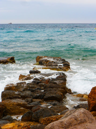 Muelle sobre el Mediterráneo Naturaleza Color (Digital)