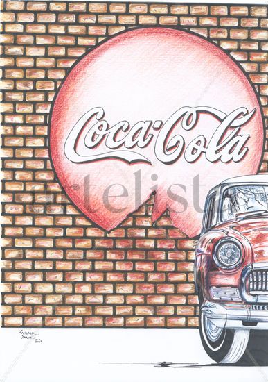 Coca-Cola Love Ride Mixed Media