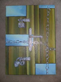 Heaven door Oil Canvas Others