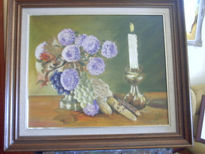 Bodegon vela y mazorca