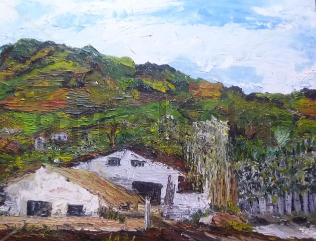 campiña Cajamarca Oil Canvas Landscaping