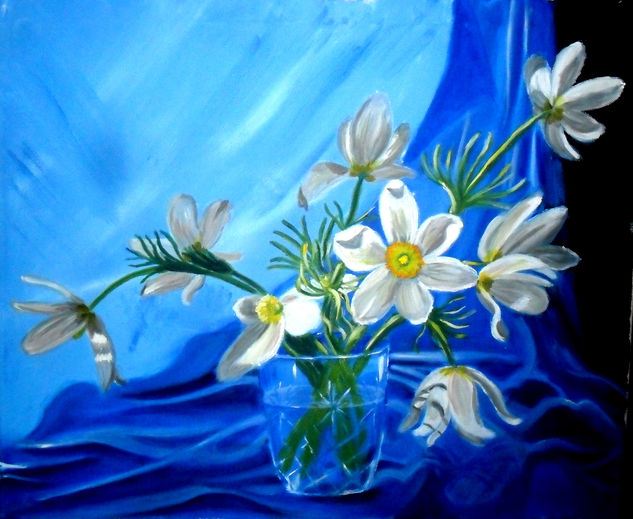 Flowers Oil Canvas Floral Painting