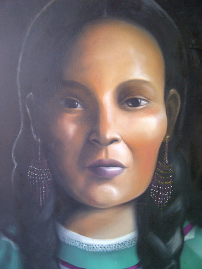 xochitl Oil Canvas Portrait