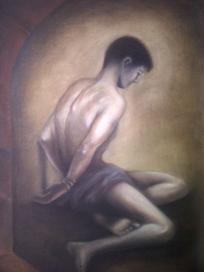 mi esclavitud Oil Canvas Figure Painting