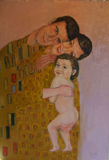 LA FAMILIA Óleo Lienzo Retrato