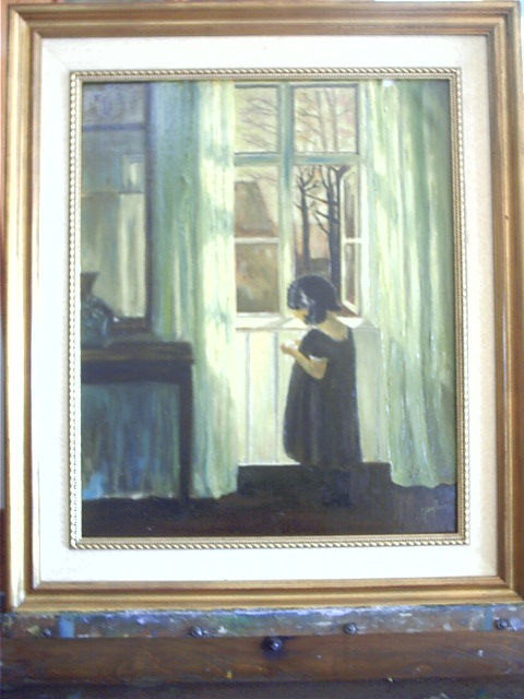 NIÑA EN VENTANA