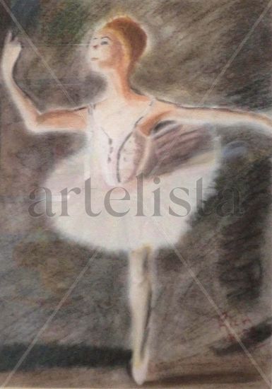 Ballet Pastel Cartulina Figura