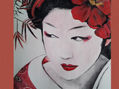 Geisha in red