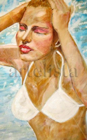 MEDITERRANEO Oil Canvas Figure Painting