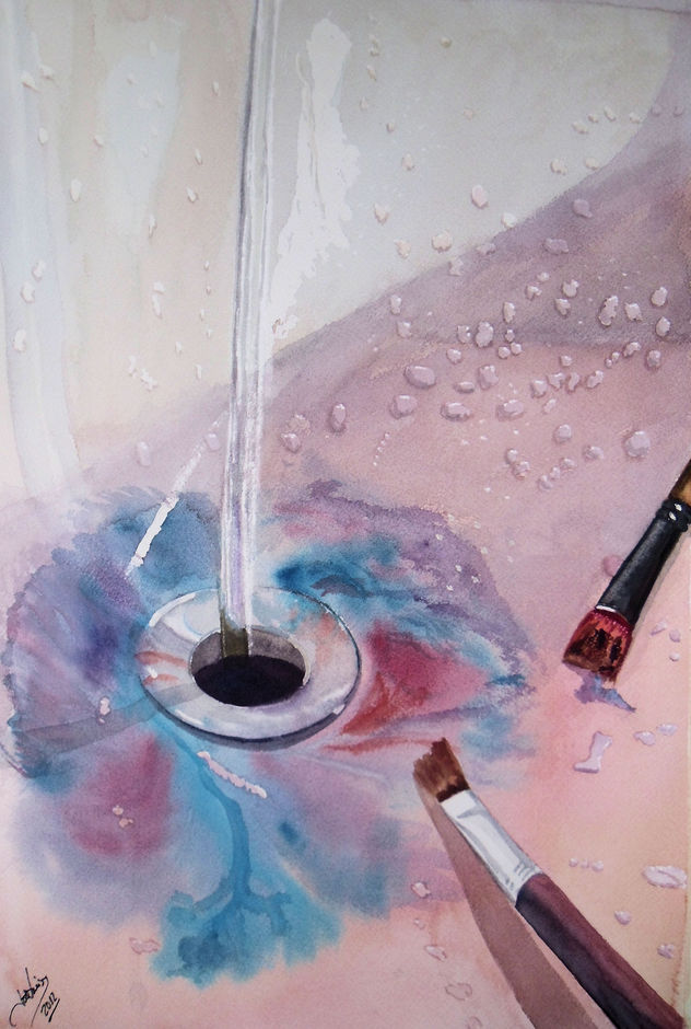 el lavabo del pintor