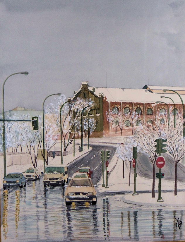 nieva en madrid