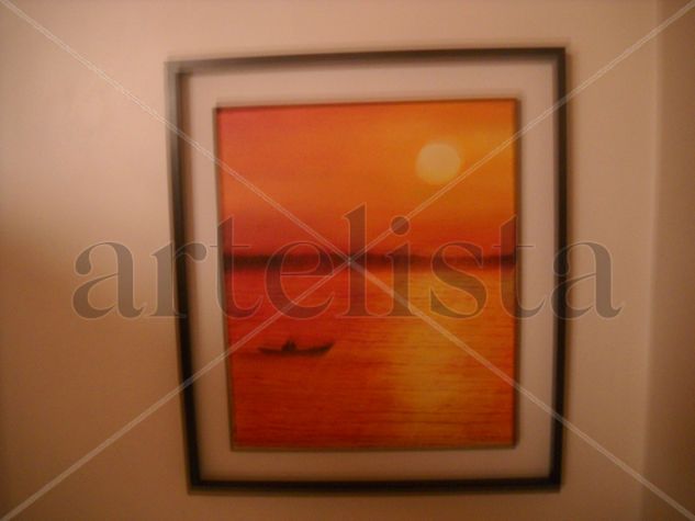 atardecer Oil Canvas Landscaping