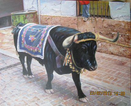 Toro ensogado de...