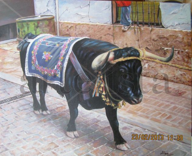 TORO ENSOGADO DE VEAS DE SEGURA