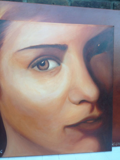 Mirada Oil Canvas Portrait