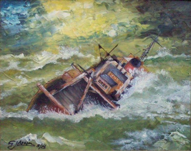 LUCHANDO Oil Canvas Marine Painting