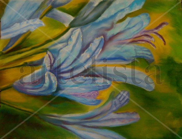 Aire Pastel Paper Floral Painting