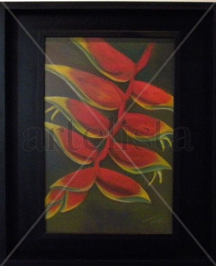 No callaras Pastel Paper Floral Painting