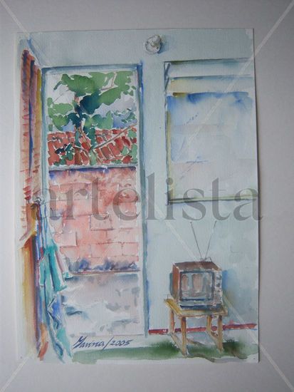 hacia la terraza Watercolour Paper Others