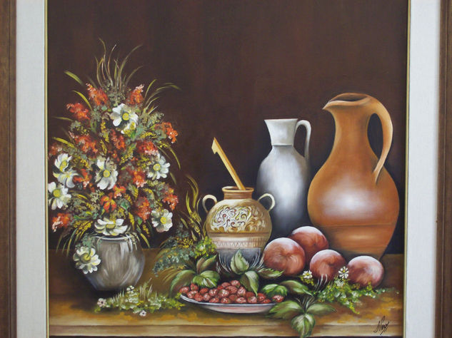 Bodegones Oil Textile Still Life Paintings