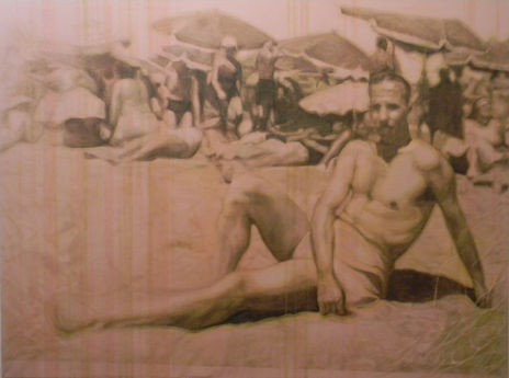 Rogelio en la playa