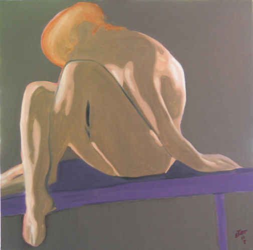 En plenitud Oil Textile Nude Paintings