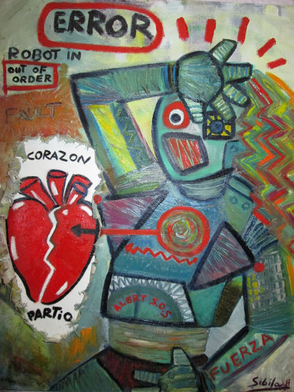 Corazon partio Oil Canvas Figure Painting