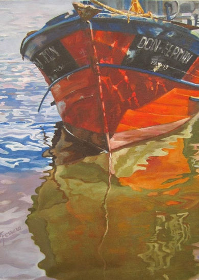 Don Fermin Oil Canvas Marine Painting