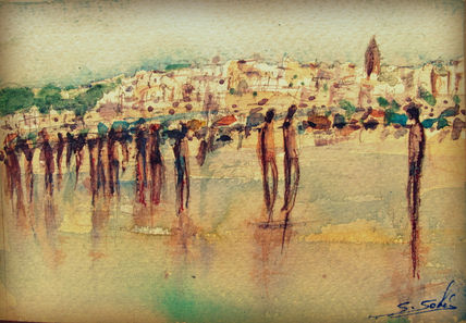 Bañistas IX (Conil)