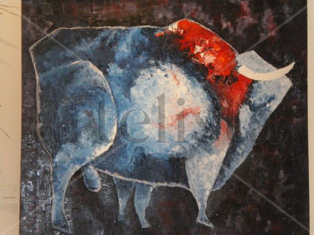 El toro Oil Canvas Animals