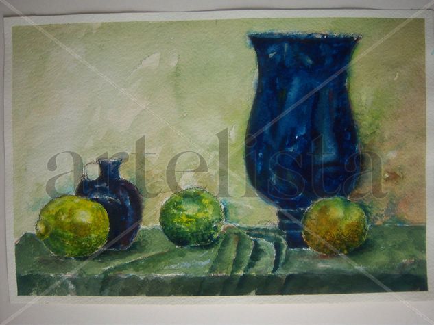 naranjas Watercolour Paper Still Life Paintings