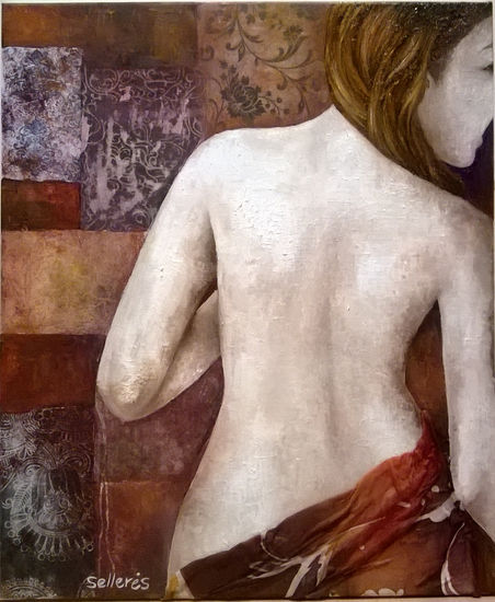 Y una mujer... Oil Canvas Figure Painting