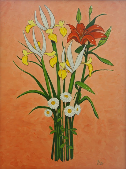 Flors Óleo Lienzo Otros