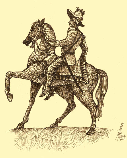 FRANCISCO MORAZAN QUEZADA, HEROE HONDUREÑO. johnny mcdonald pintor hondureño contemporaneo Tinta