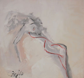 Desnudo en blanco
