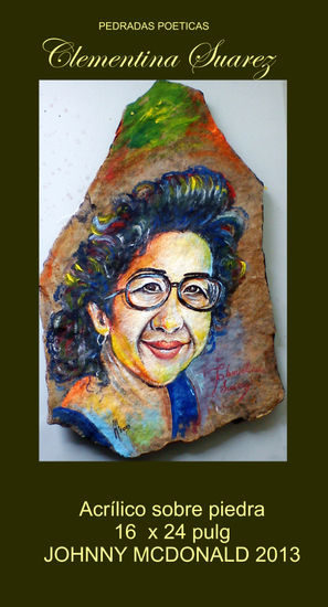 CLEMENTINA SUAREZ,  PEDRADA ARTISTICA Acrylic Others Portrait