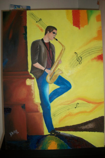 Sax-tmo Oil Canvas Others