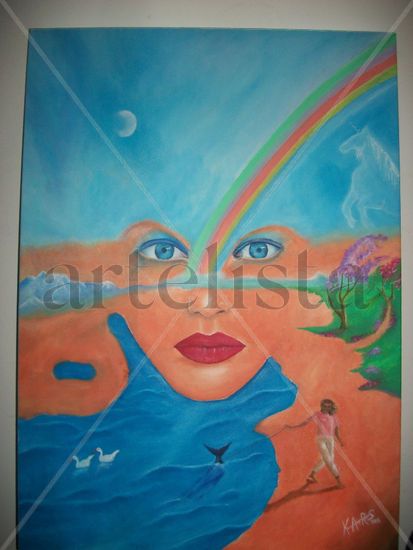 Mirada Surrealista Oil Canvas Landscaping