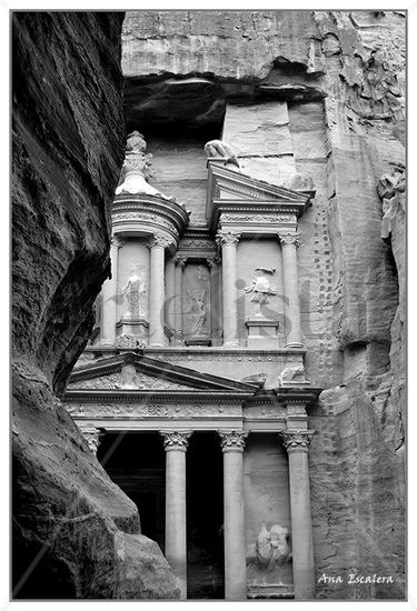 Petra ( Jordania ) Travel Black and White (Manual)